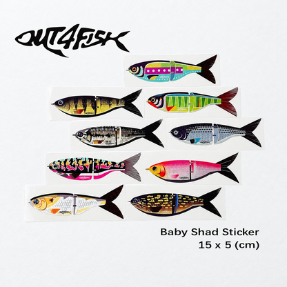 Baby Shad | Art Shad Stickers
