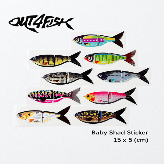 Baby Shad | Art Shad Stickers